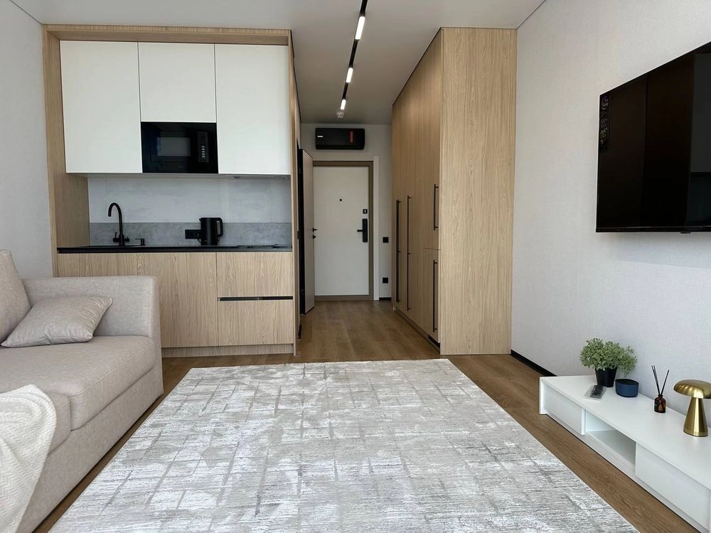 Шоу-рум апартамента с готовым интерьером.