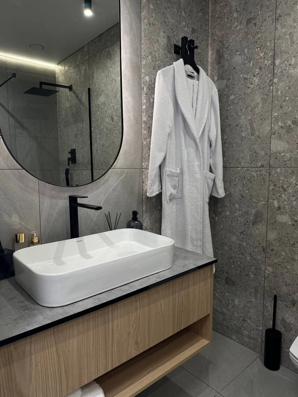 Шоу-рум апартамента с готовым интерьером.