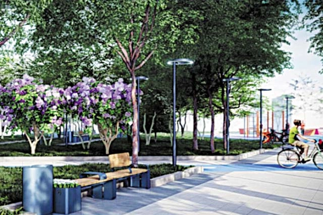 Сквер по ул. Мира.