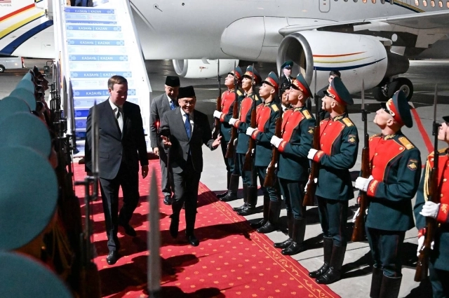 Прибытие в Казань Премьер-министра Малайзии Анвара Ибрагима