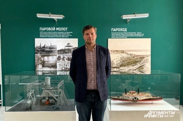 Владимир Веретёнов — заведующий музеем истории АО «Мотовилихинские заводы».