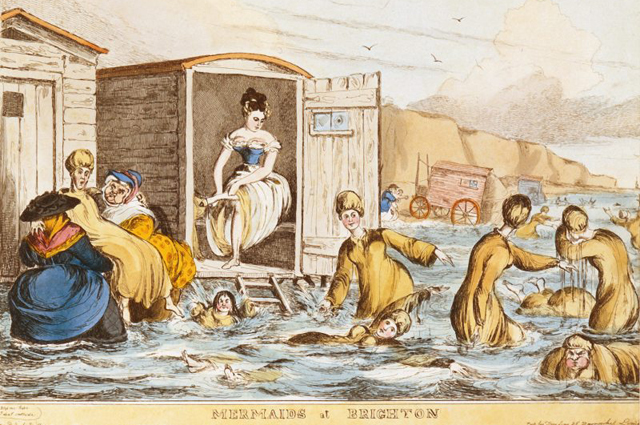 «Русалки в Брайтоне» Уильям Хит, ок. 1829 г.