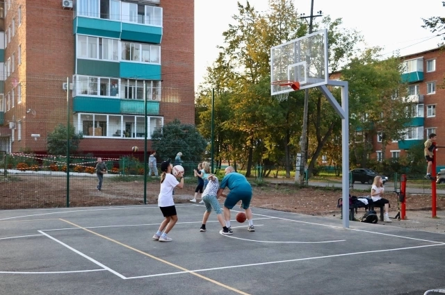 Спортивная площадка в Сарапуле.