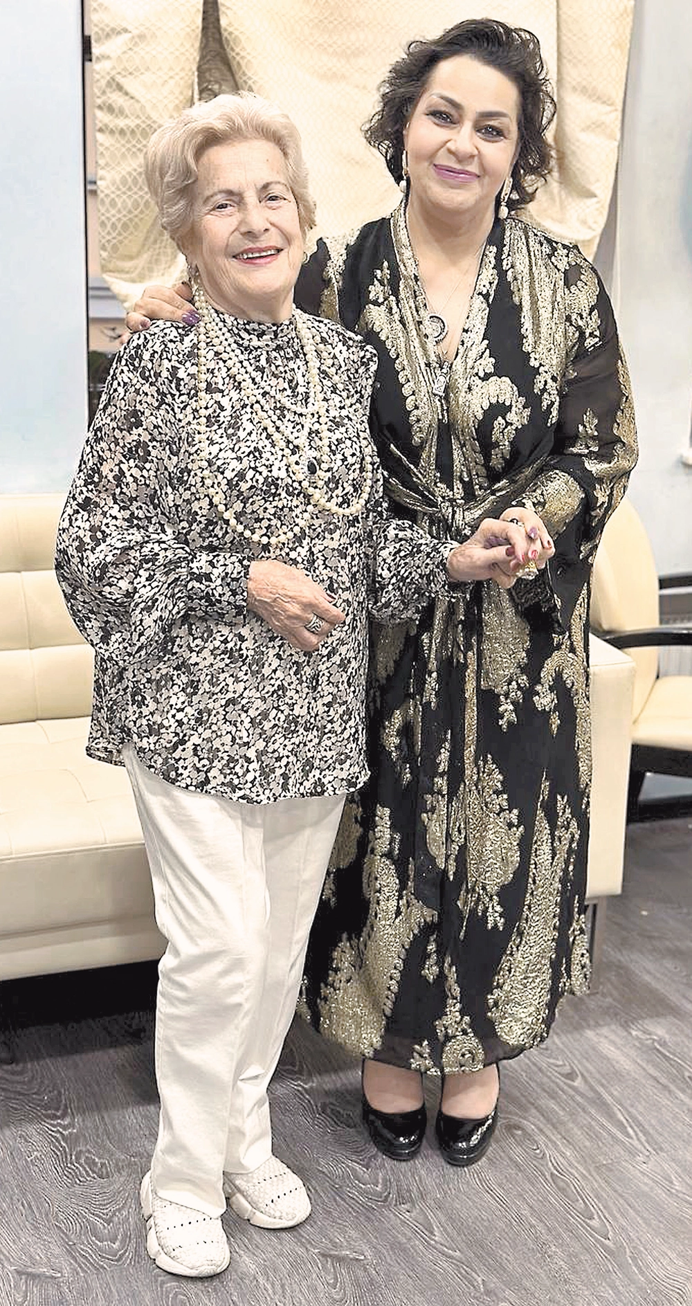 Мариам Мерабова с мамой.