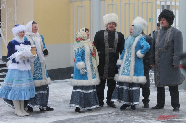 Встреча олимпийского огня в Оренбурге