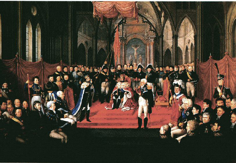 Королевская семья Швеции и Норвегии в 1837 году.