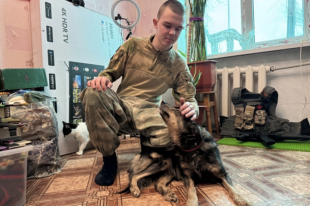 Богдан и его домашние животные.