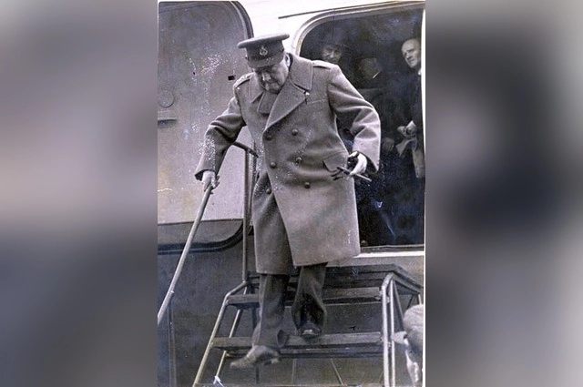 Прибытие Черчилля.