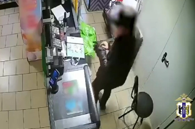 Вор в супермаркете