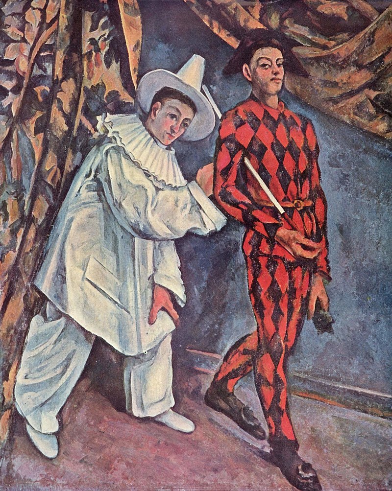 Поль Сезанн. Масленица (Пьеро и Арлекин).