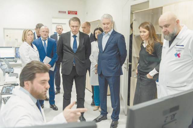 Сергей Собянин и Михаил Мурашко открыли центр амбулаторной онкологической помощи многопрофильной клиники «Коммунарка».
