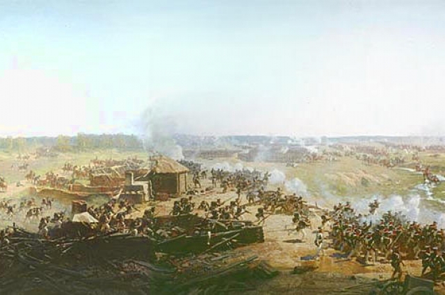 Подробнее Франц Рубо, полотно панорамы «Бородинская битва».