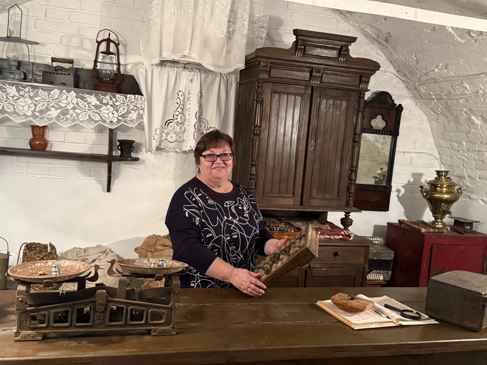 Купеческая лавка разместилась на первом этаже дома-музея.