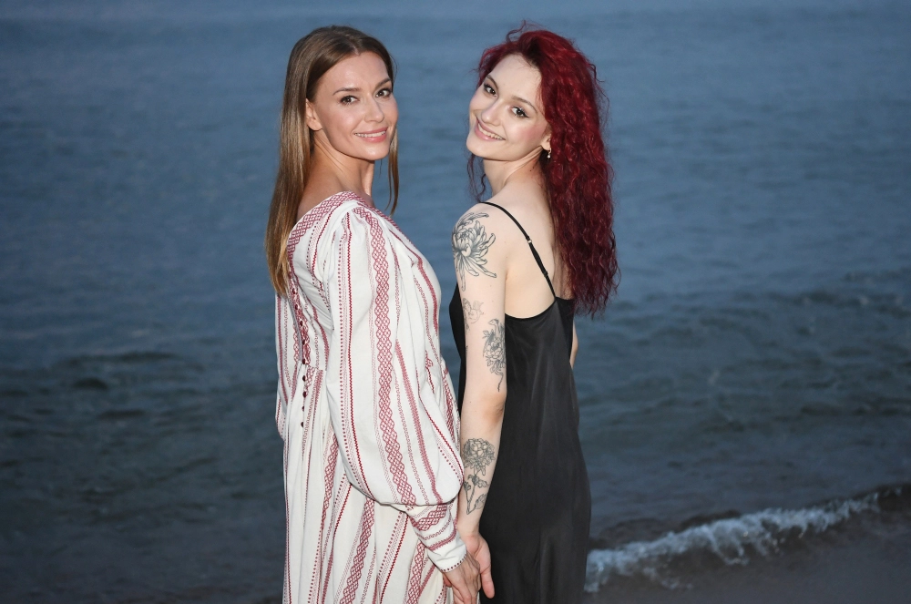 Любовь Толкалина с дочерью Марией Михалковой-Кончаловской