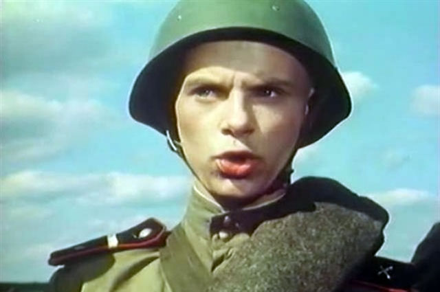 Кадр из фильма Солдат Иван Бровкин, 1955 год