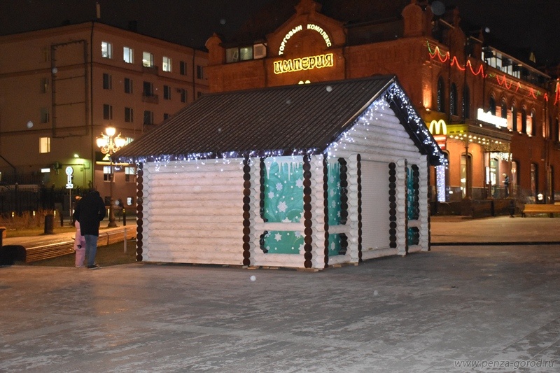 домик деда мороза