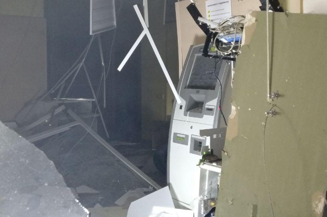 В Харькове ночью взорвали банкомат