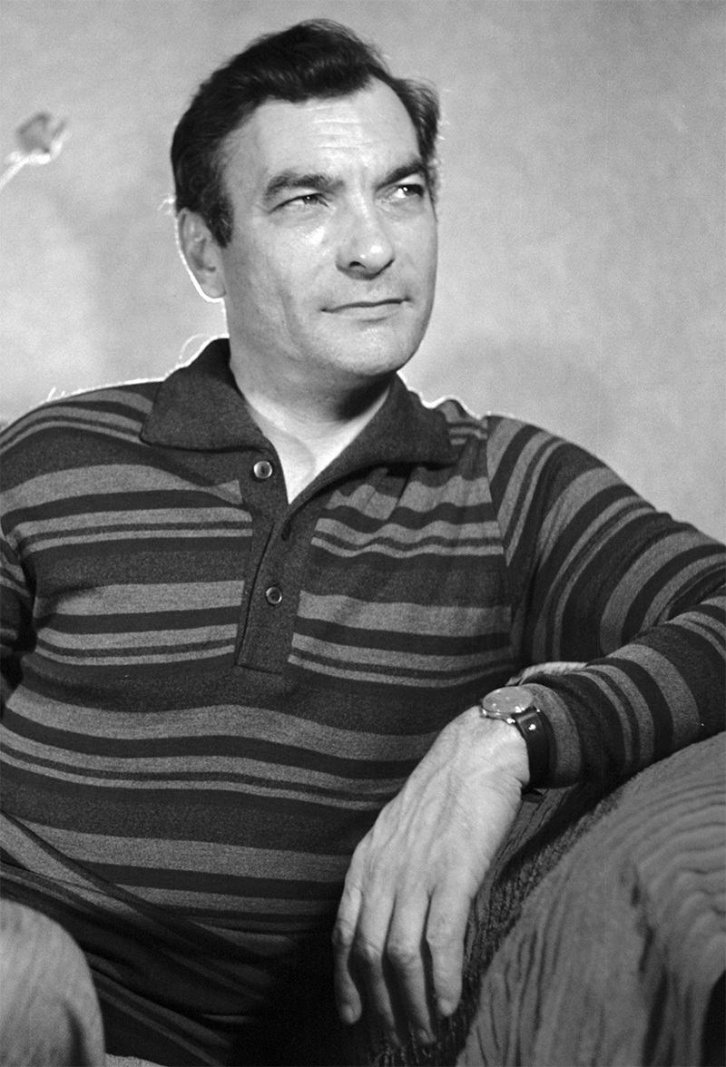 Народный артист СССР Петр Глебов. 1963 год.