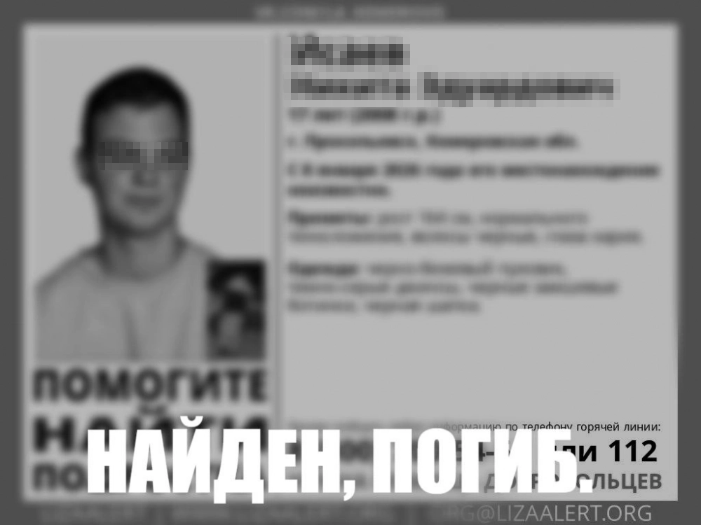 Мальчика начали искать вечером того же дня, когда он пропал.