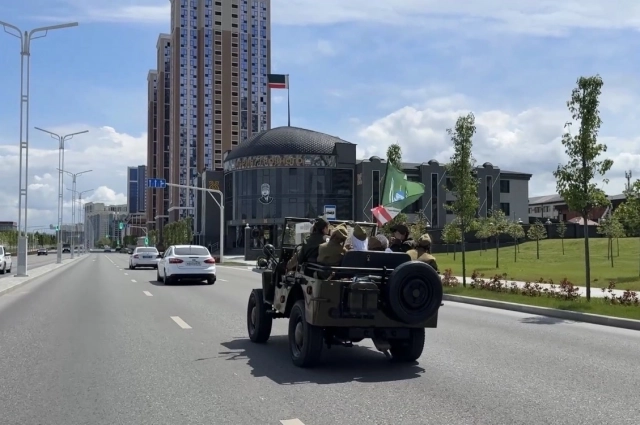Акция «В гости к ветерану» в Грозном.