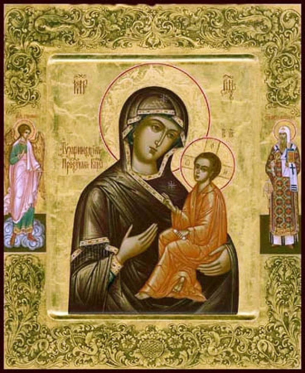 Тихвинская икона Божьей Матери.