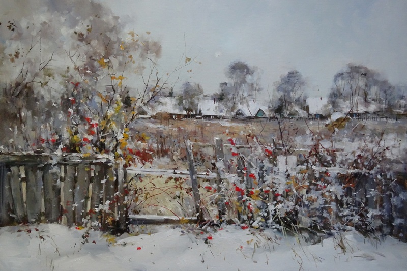 «Тёплым зимним днём» - картина В. Косенко.