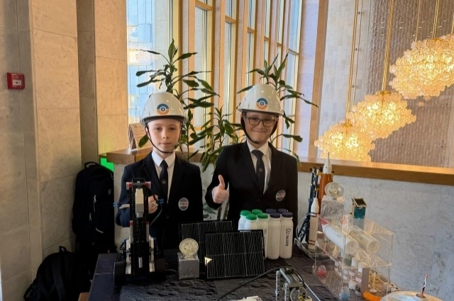 На конференции свои работы представили даже ученики начальной школы.