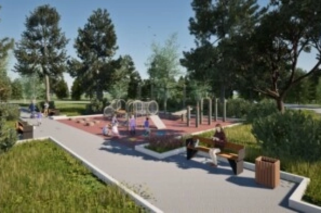 Проект благоустройства сквера на Комсомольской площади.