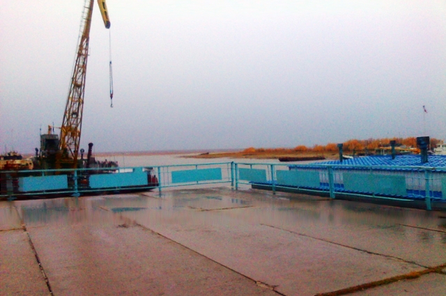 Речной порт Салехарда.