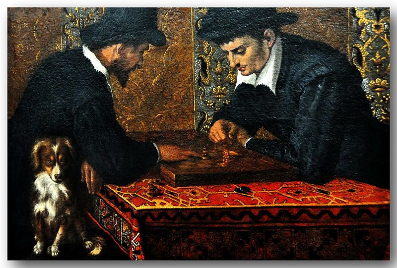 Лодовико Карраччи. Игроки в шахматы