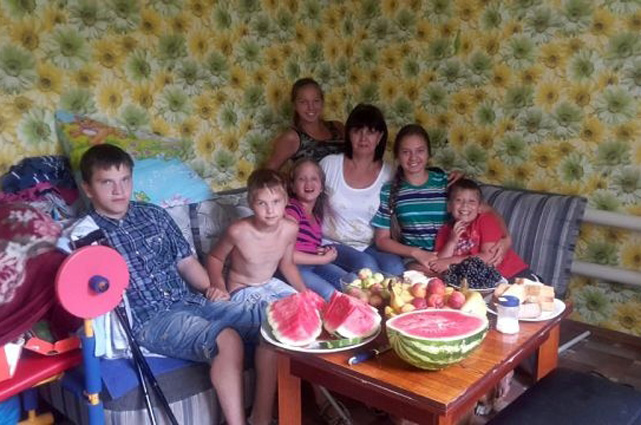 Семья Натальи Кажаевой