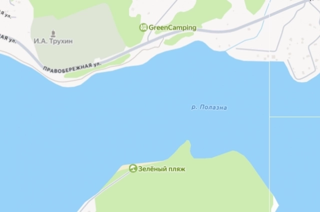 Между местом, где пропал мальчик, и точкой сборна поиски — река.