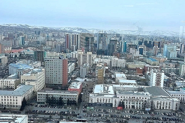 Вид на город