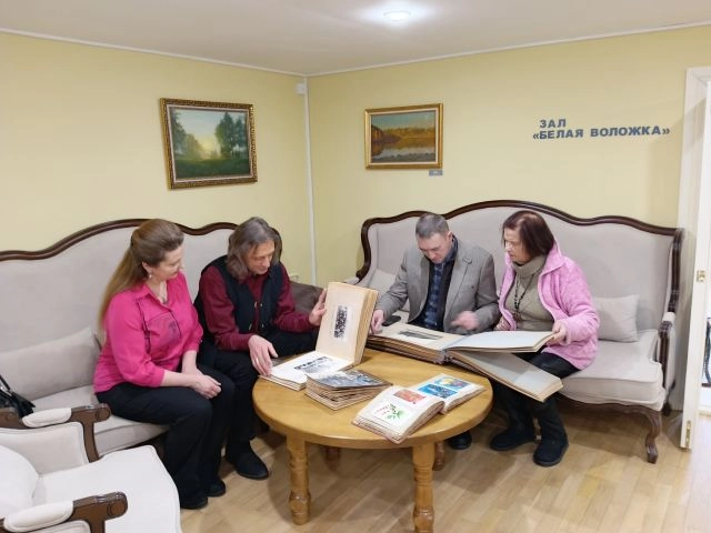 В музее побывали потомки великого математика.