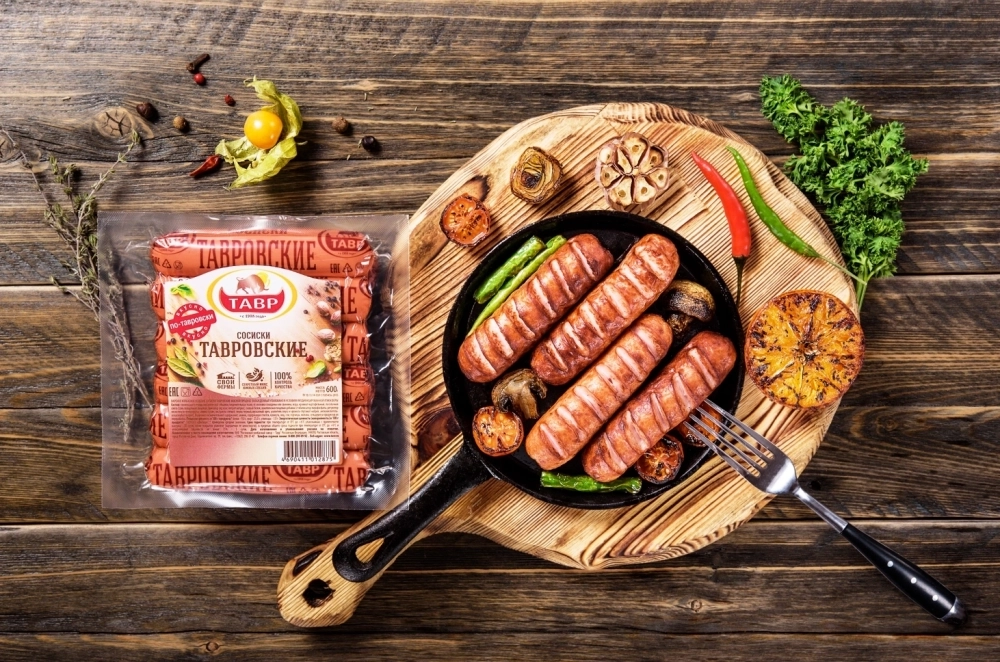 Сосиски «Тавр» имеют насыщенный вкус.