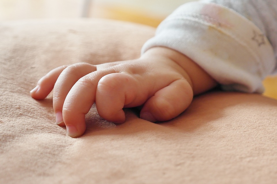 младенец, рука, новорожденный ребенок