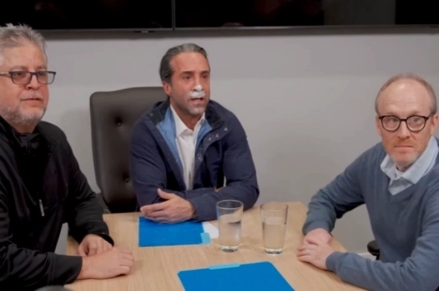 Пародия американского комика на Макрона, Стармера и Мерца