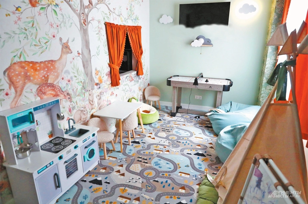 В&nbsp;такой игровой пациенты могут оставить детей на&nbsp;время терапии.