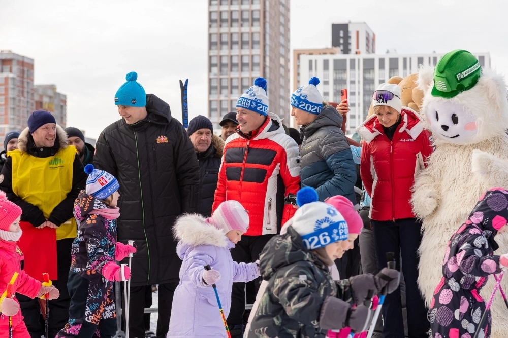 Дошколята преодолели дистанцию 200 метров под бурные овации.