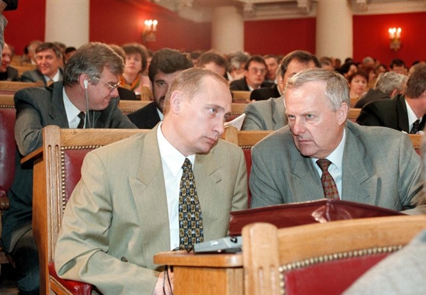 Владимир Путин и Анатолий Собчак