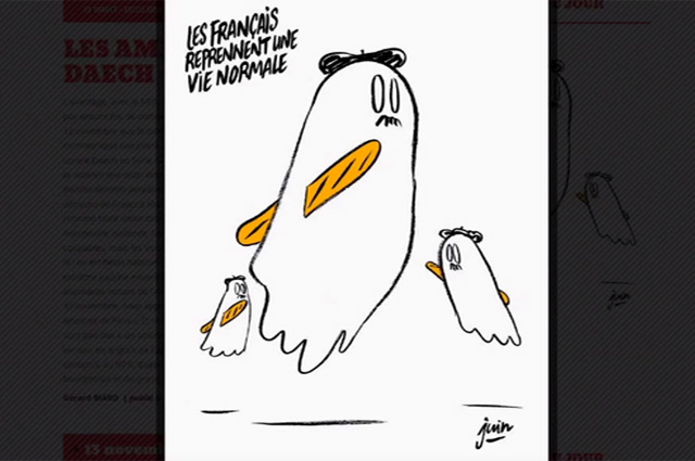 Карикатура Charlie Hebdo.