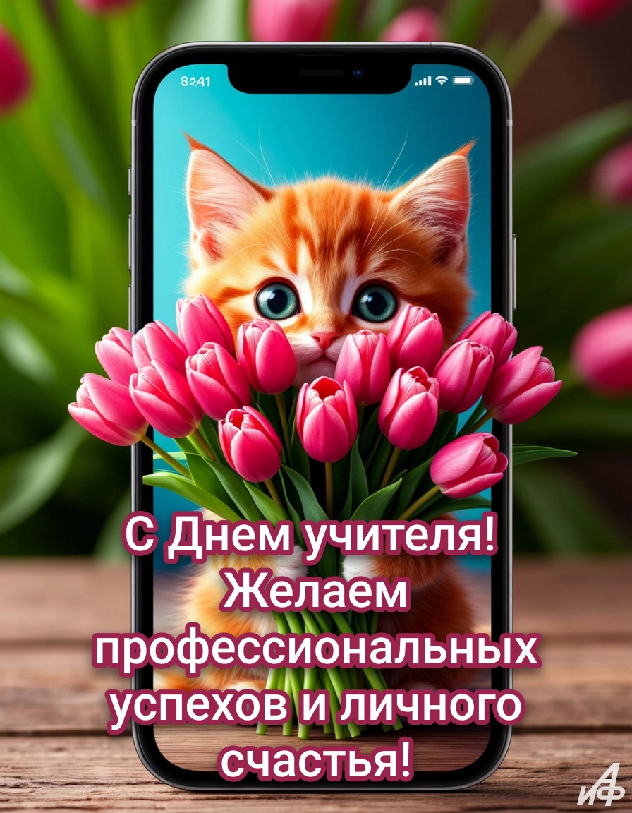 Открытки ко дню учителя.
