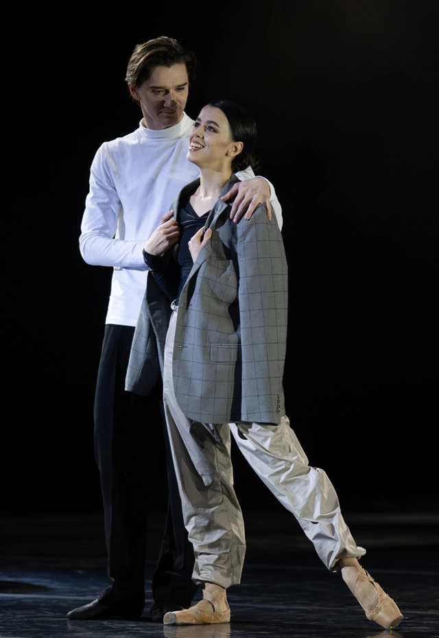 Анастасия Лименько в сцене «Балетный класс» во время премьерного показа музыкального балетного спектакля «Майя. Сюита любви» в Государственном Кремлевском дворце в Москве. Спектакль режиссера Игоря Теплова приурочен к столетию с дня рождения великой балер