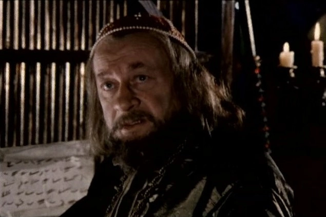 Евгения Евстигнеев в роли Ивана Грозного. Кадр из сериала «Ермак», 1996 г.