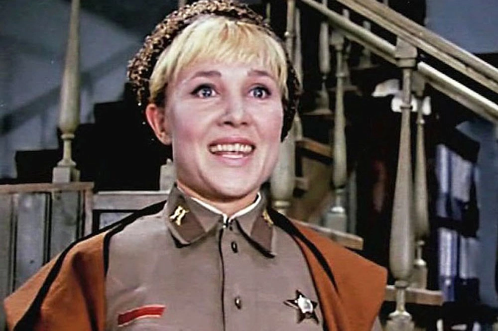Надежда Румянцева. Кадр из фильма «Крепкий орешек», (1967). 