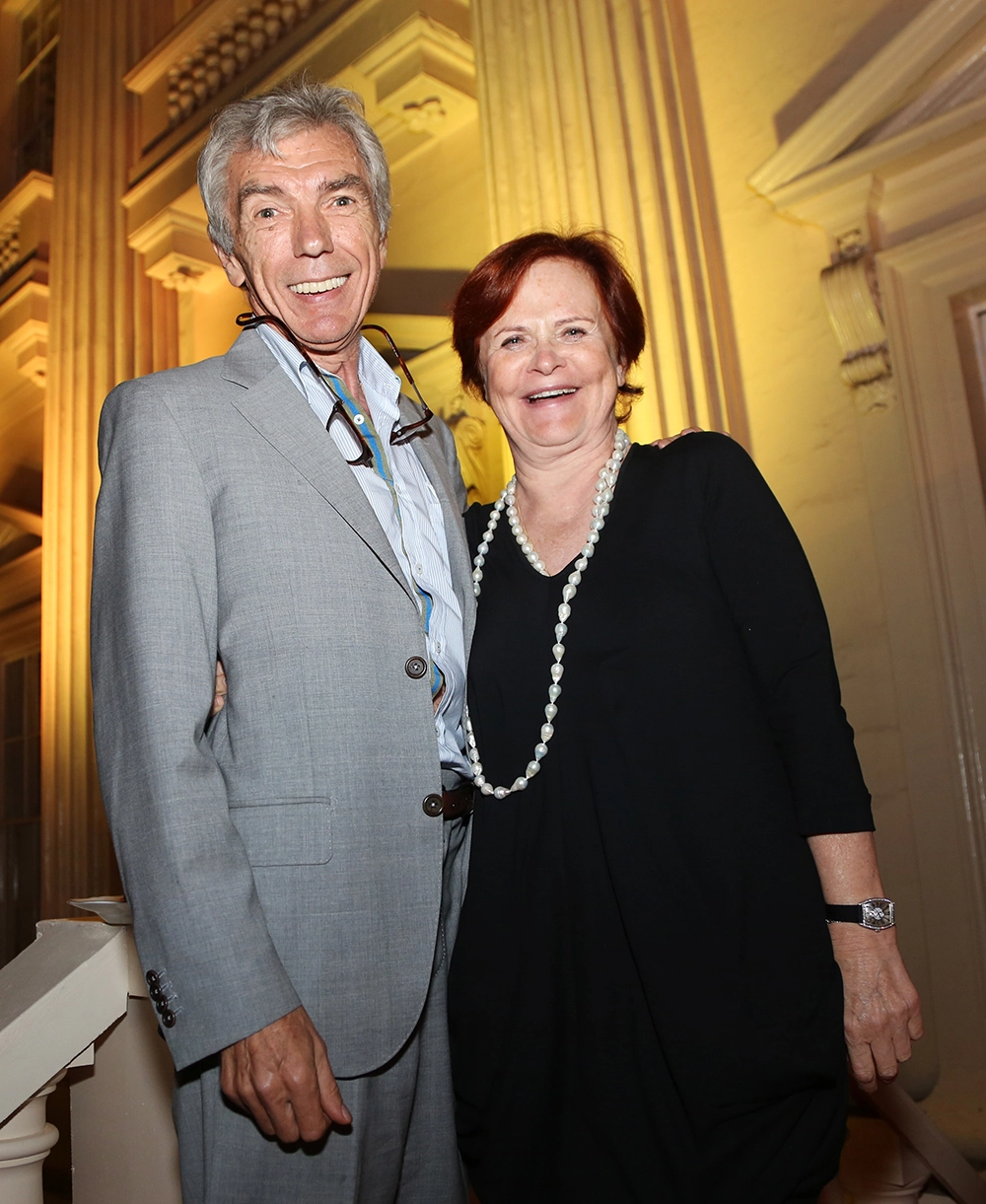 Телеведущий Юрий Николаев с супругой Элеонорой.