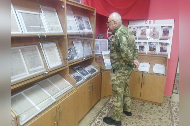 Выставка ко Дню защитника Отечества открылась в Госархиве РК.