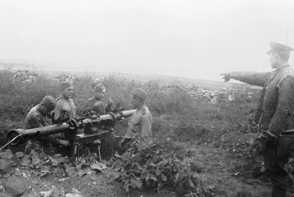 Освобожденгие Белграда советскими войсками.