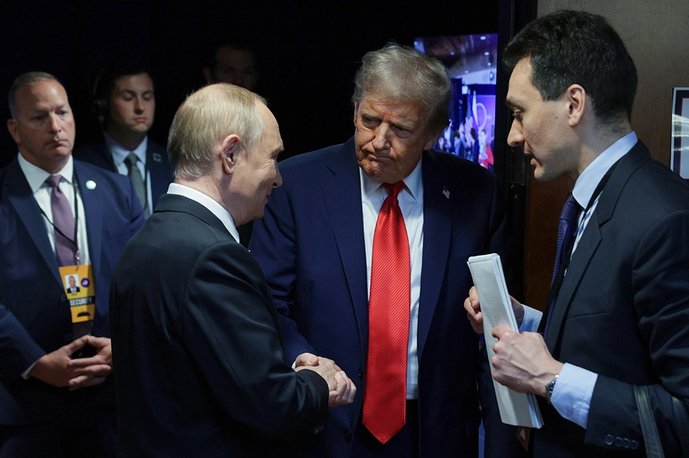 Владимир Путин и Дональд Трамп.
