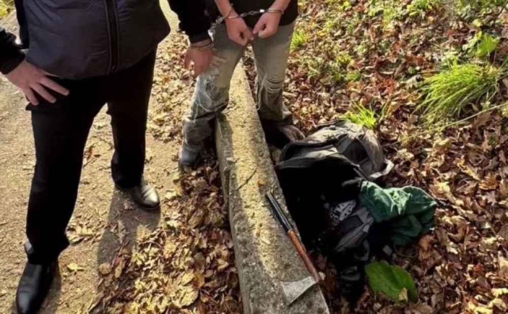 Место, где было спрятано орудие убийства.